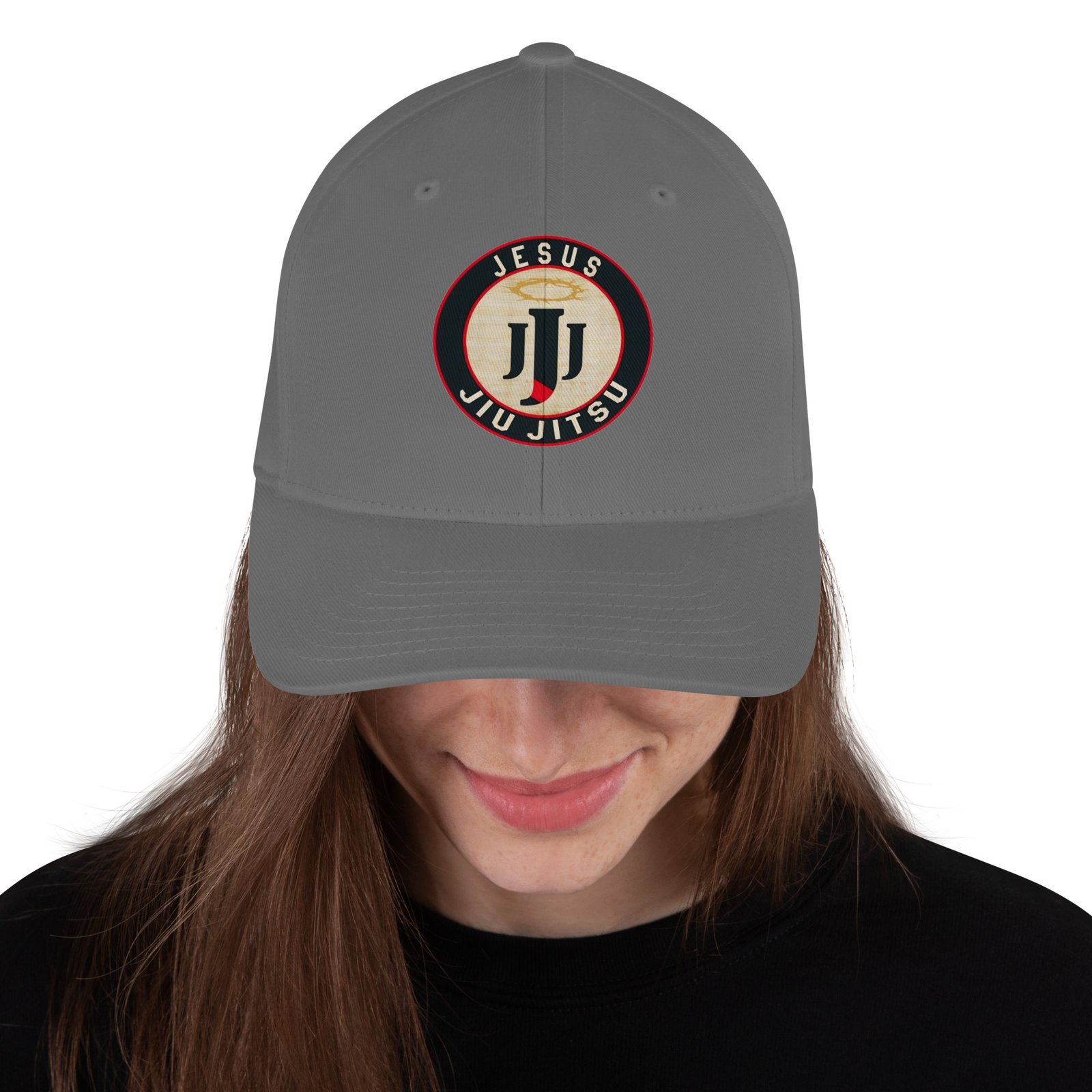 Jiu Jitsu Jesus Structured Twill Cap - Image 29