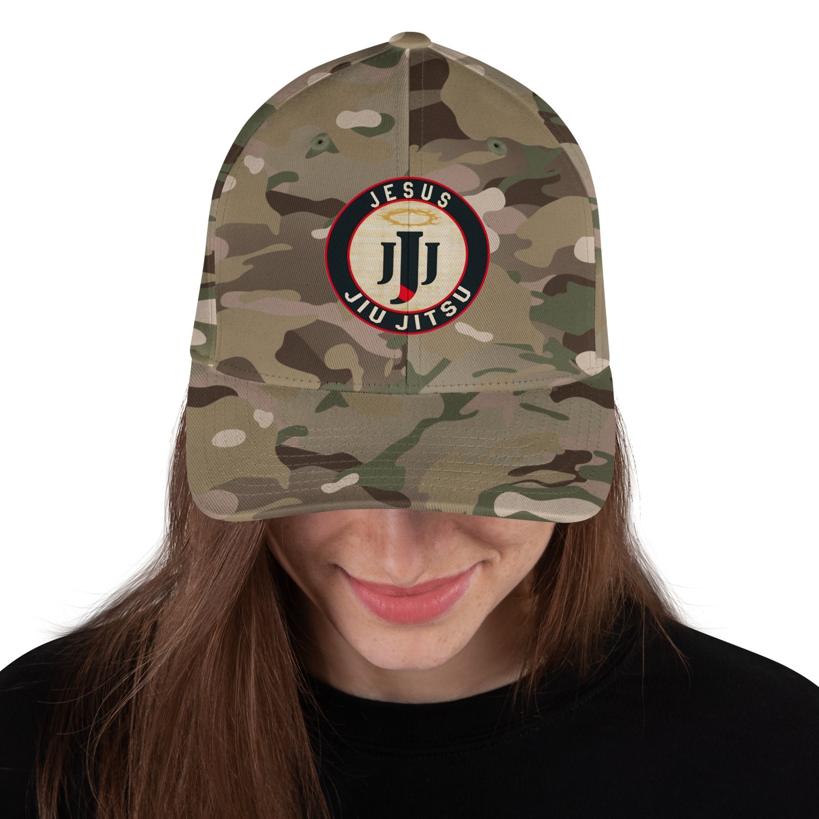 Jiu Jitsu Jesus Structured Twill Cap - Image 25