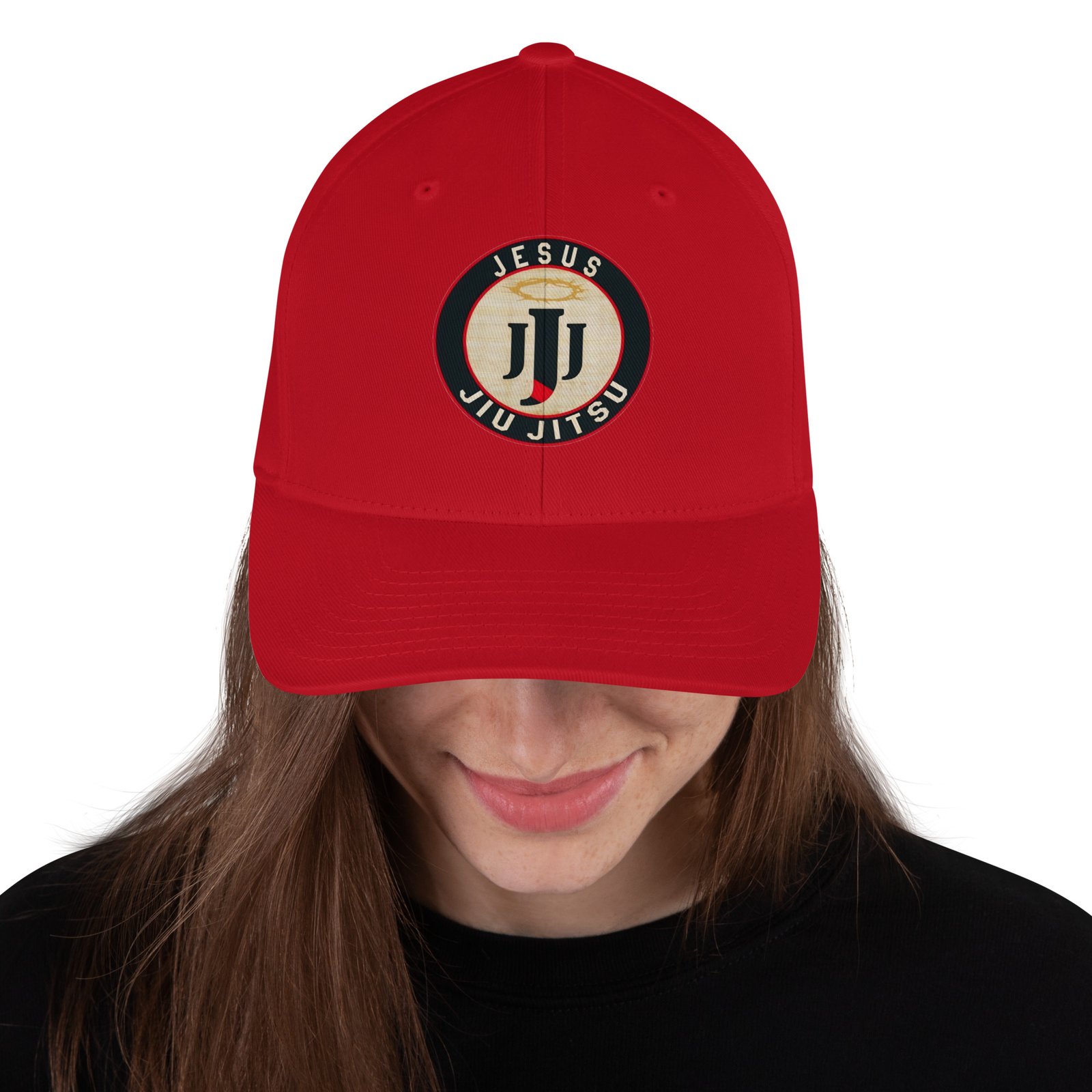 Jiu Jitsu Jesus Structured Twill Cap - Image 13