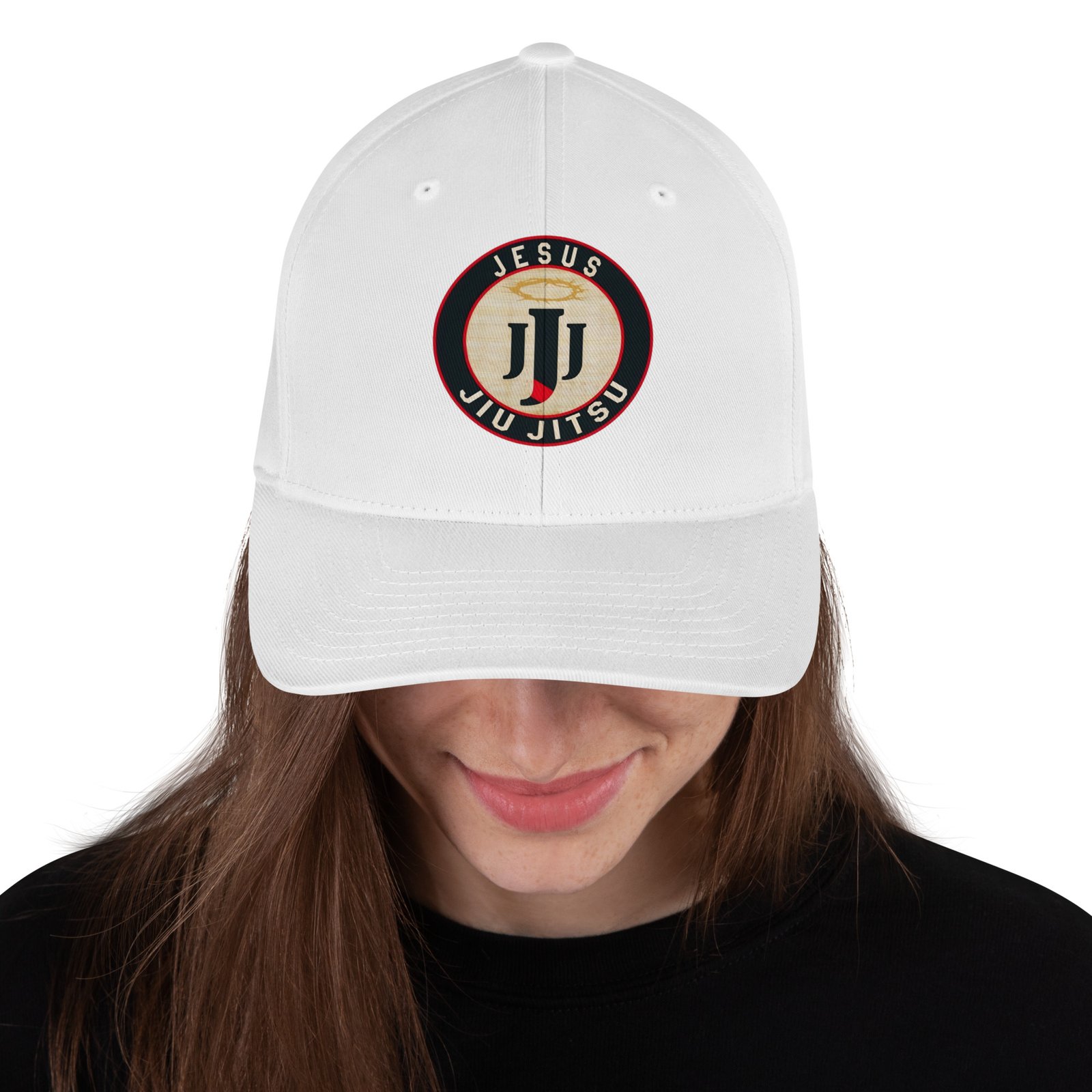 Jiu Jitsu Jesus Structured Twill Cap - Image 37