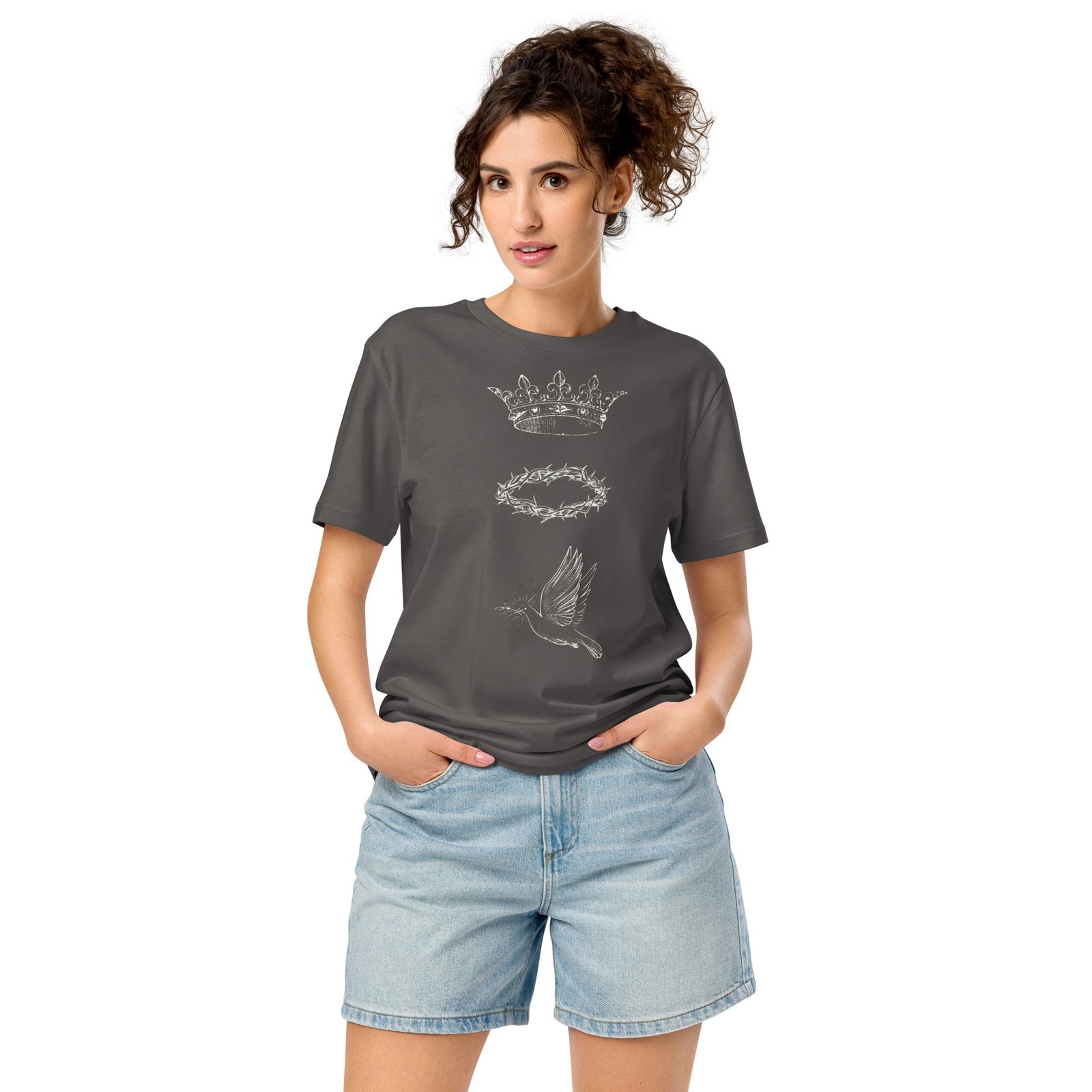 Woman organic mid-light t-shirt - Image 4