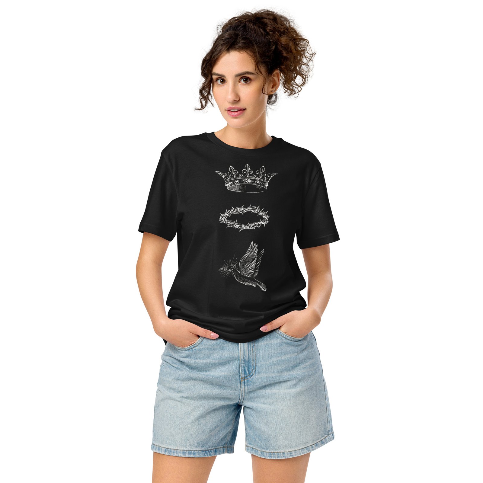 Woman organic mid-light t-shirt - Image 9