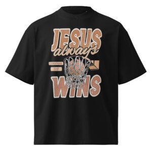 Unisex organic oversized high neck t-shirt