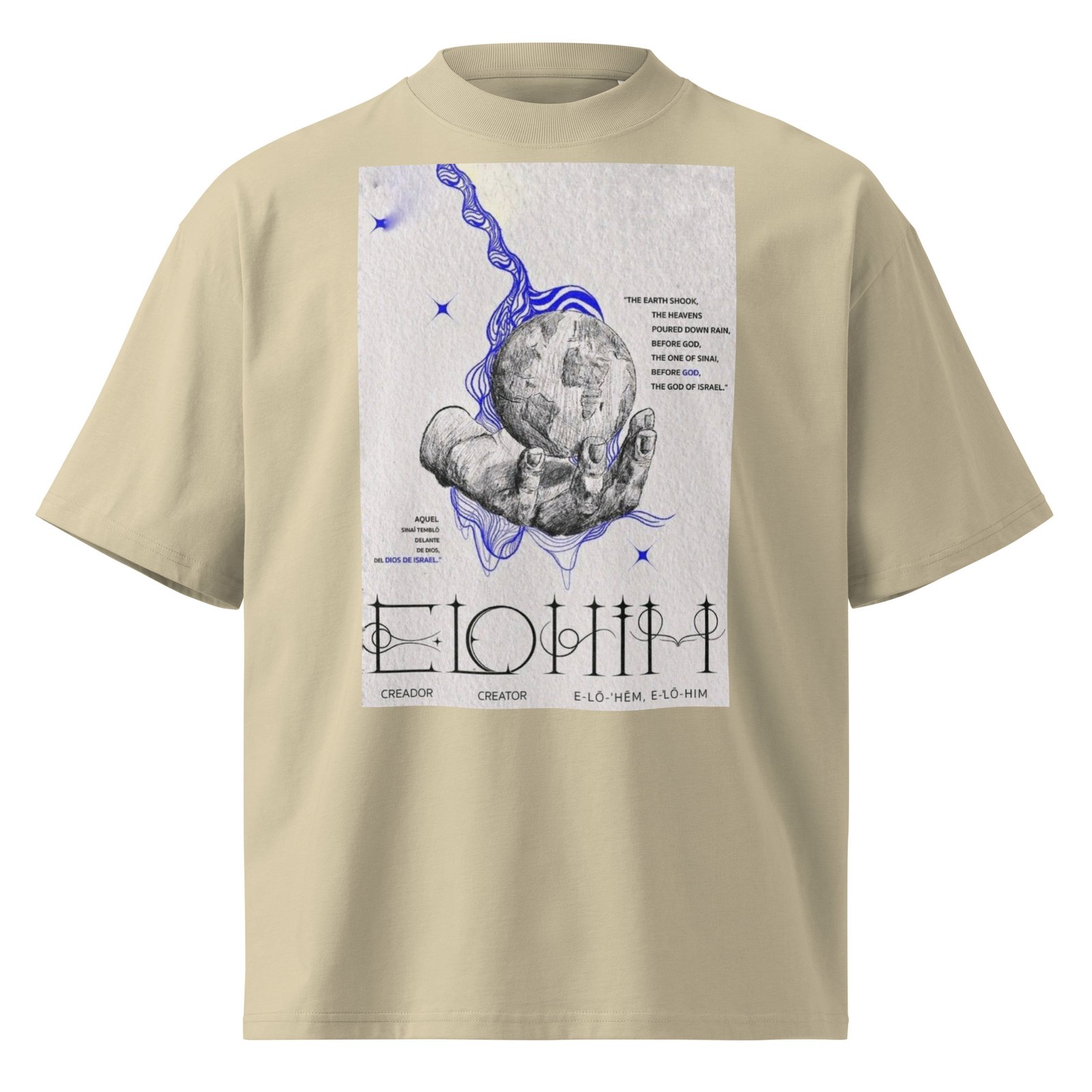 Unisex organic oversized high neck t-shirt - Image 7