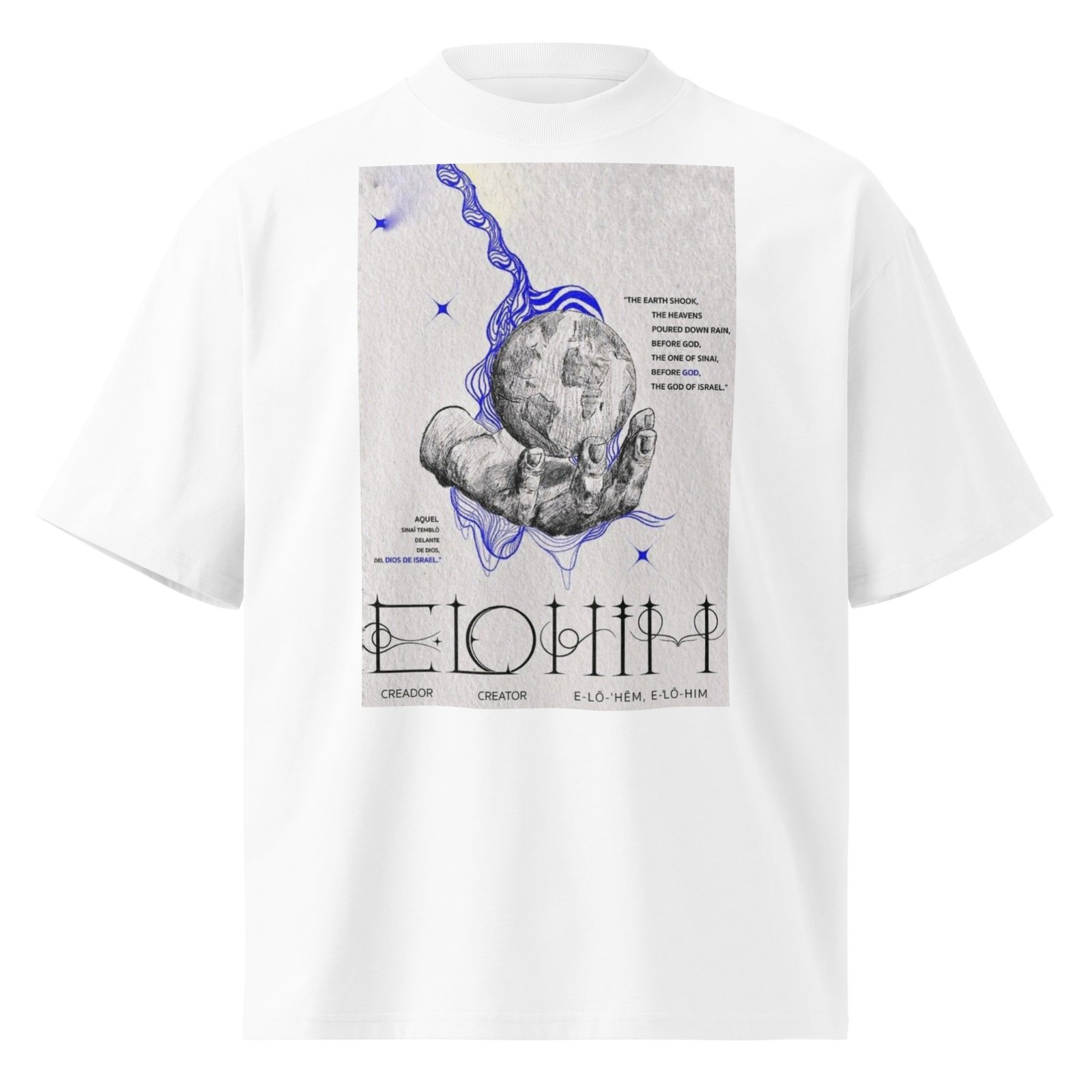 Unisex organic oversized high neck t-shirt - Image 9