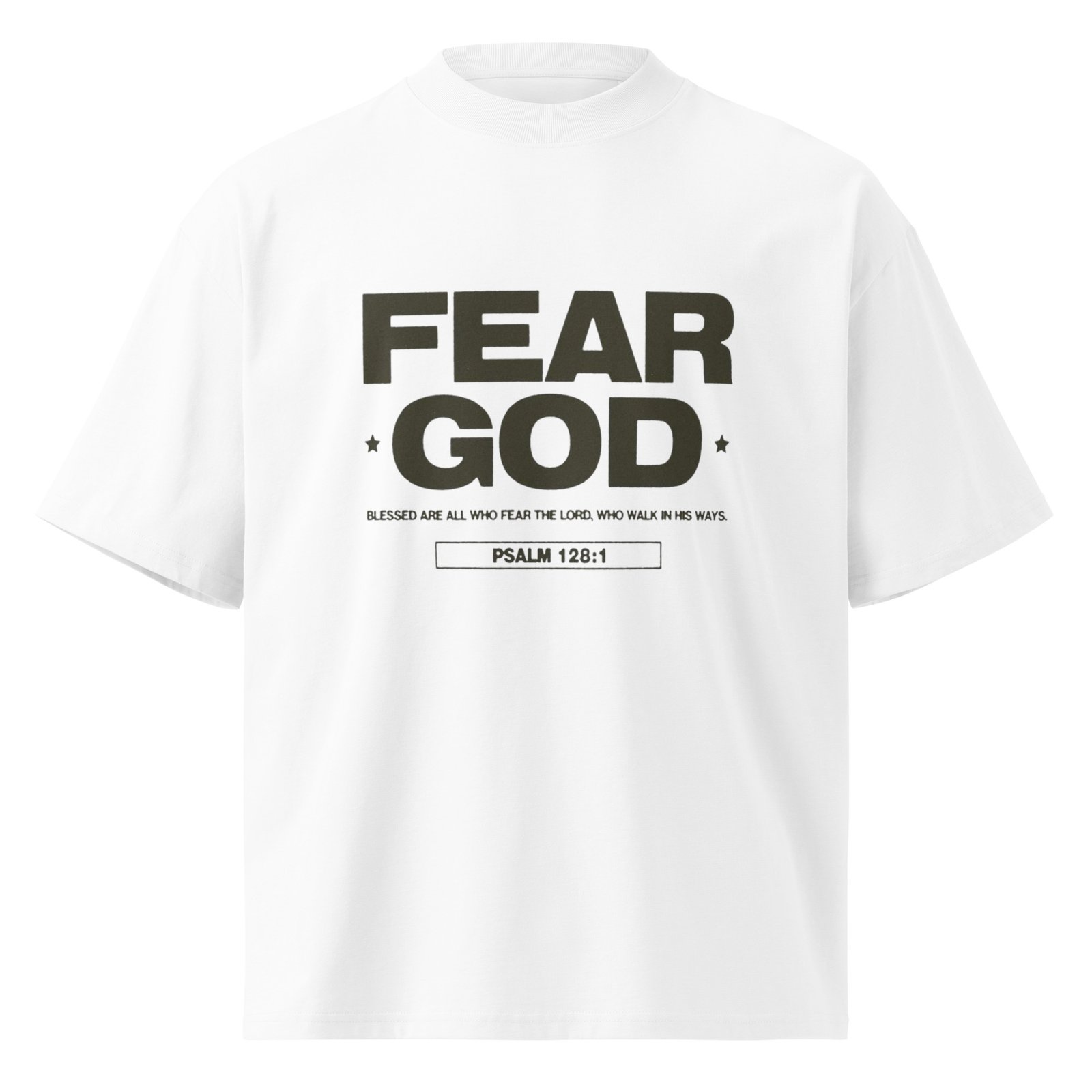 Unisex organic oversized high neck t-shirt - Image 9