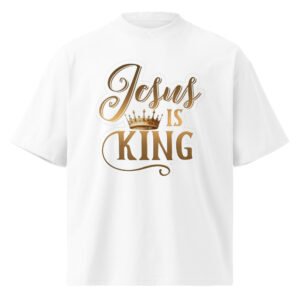 Unisex organic oversized high neck t-shirt