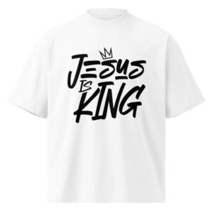 Unisex organic oversized high neck t-shirt