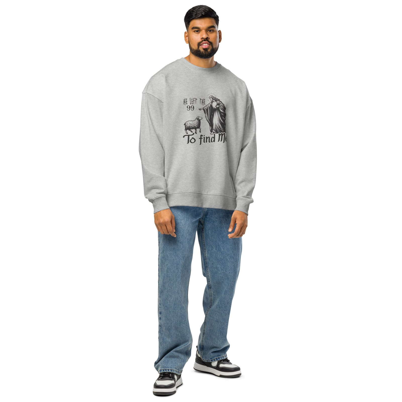 Unisex organic oversized sweatshirt